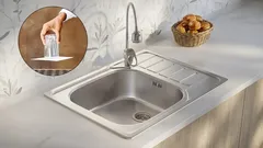 Quando saio de casa, sempre coloco um copo e papel na pia. Assim, tenho certeza de que tudo ficará bem.