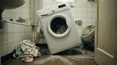 A máquina de lavar salta durante a centrifugação: causas do problema e o que você pode fazer a respeito